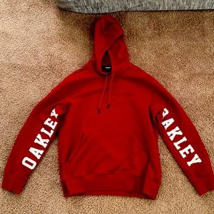 Mens Oakley XL red hoodie